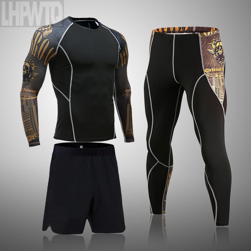 2022 Men Sportswear Compression Suits