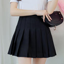 Women High Waist Pleated Skirt