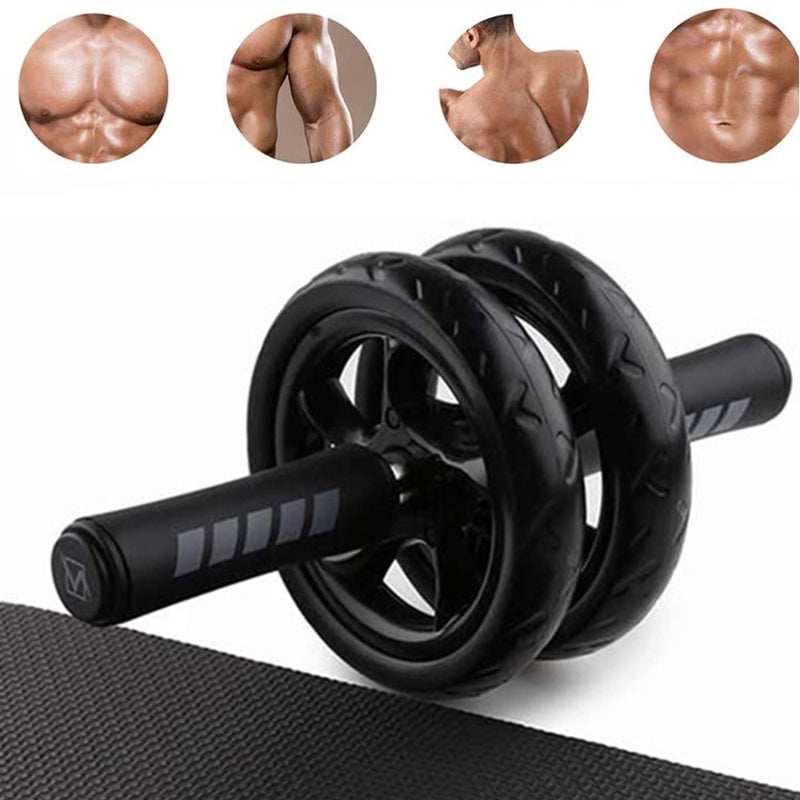 No Noise Abdominal Wheel Ab Roller With Mat