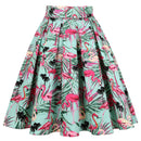 Retro Vintage Women Midi Skirts