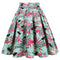 Retro Vintage Women Midi Skirts