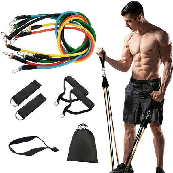 100 LBS Home Exercise Resistance Bands