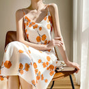 Summer New Chiffon Suspender Retro Dress