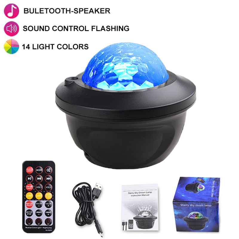 LED Star Galaxy Starry Sky Night Projector