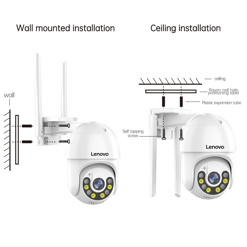 3MP 5MP PTZ WIFI IP Security Camera Audio CCTV