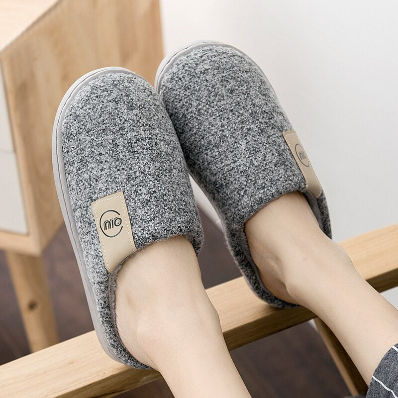 Unisex Winter Warm Fur Slippers