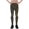 Golden Koi Fish Black Leggings for Men