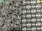 Black and White Pattern Stretchy Polyester Fabric for Dress Polyester