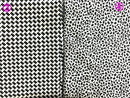 Black and White Pattern Stretchy Polyester Fabric for Dress Polyester