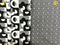 Black and White Pattern Stretchy Polyester Fabric for Dress Polyester